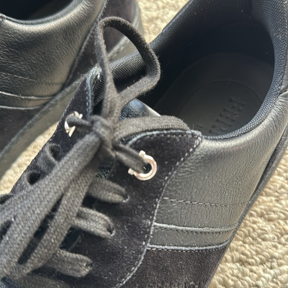 ‼️SOLD ‼️ Ferragamo, Achille sneaker, black, 9, like new - Picture 4 of 14